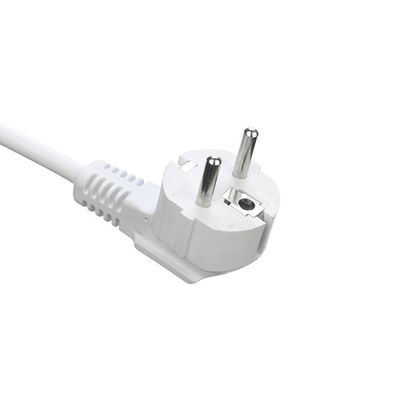 16A Plug Power Cords voor huishoudelijke apparaten EU 2 Pols Socket Oxygen Free Bared Stranded Copper en waterdichte stroomkabel