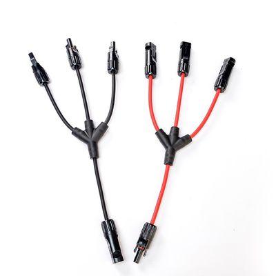 XLPO Isolatie Stranded Conductor 3 tot 1 Y Branch Pv Connectors Kabel voor 10kw Solar Pv System Gemakkelijke installatie