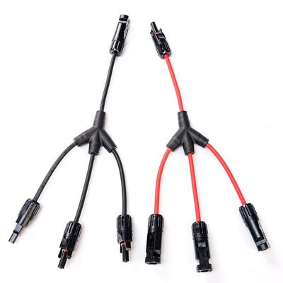 XLPO Isolatie Stranded Conductor 3 tot 1 Y Branch Pv Connectors Kabel voor 10kw Solar Pv System Gemakkelijke installatie