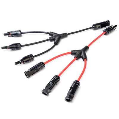XLPO Isolatie Stranded Conductor 3 tot 1 Y Branch Pv Connectors Kabel voor 10kw Solar Pv System Gemakkelijke installatie