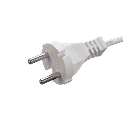Desktop Computer H05vv Kabel Mit Schukostecker SNI Gecertificeerd Ac Power Cord 2 Pins Eu 1,5m met rubberen jas materiaal