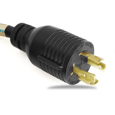 40FT zware generator stroomkabel NEMA L14-30P/L14-30R 4 Prong 10 Gauge 125/250V 30Amp 7500 Watt vergrendelingskabel