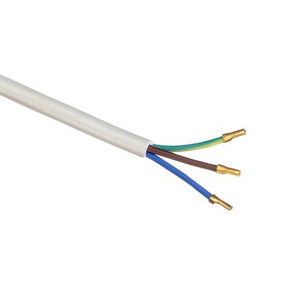 IMQ Standard 3 Pin Angled 16A Italië Witte stroomkabels H05VV-F 3x0.75MM2 met gesloten eind krimpterminal van Trusted