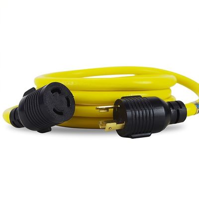 ETL vermeld 3 prong 30 ampere generator kabel 25 voet zwaar NEMA L5-30P/L5-30R 10 Gauge 125V SJTW slot generator verlengsnoer