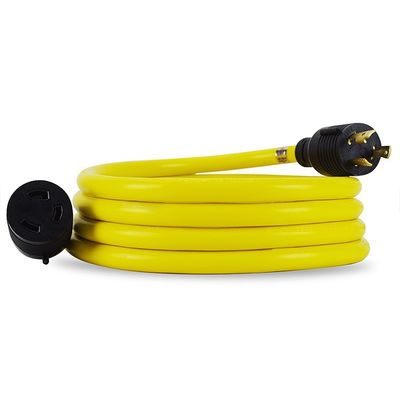 ETL vermeld 3 prong 30 ampere generator kabel 25 voet zwaar NEMA L5-30P/L5-30R 10 Gauge 125V SJTW slot generator verlengsnoer