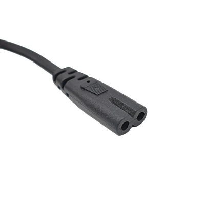 Free Ship European IEC320 Figuur 7 Connector Vrouwelijke naar C8 Mannelijke Plug EU C7 Kabel Figuur 8 Stromkabel Verlengsnoer