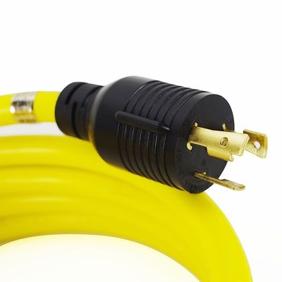 ETL vermeld 3 prong 30 ampere generator kabel 25 voet zwaar NEMA L5-30P/L5-30R 10 Gauge 125V SJTW slot generator verlengsnoer