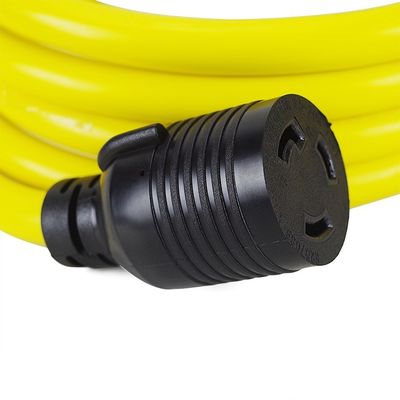 ETL vermeld 3 prong 30 ampere generator kabel 25 voet zwaar NEMA L5-30P/L5-30R 10 Gauge 125V SJTW slot generator verlengsnoer