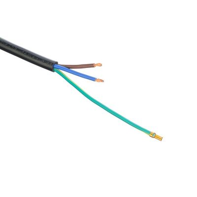 16A IEC 60320 C13 Clover Connector Zwart Italia Standaard H05VV-F 3x0.75MM2 Verlengsnoer Aarding Standaard Aarding
