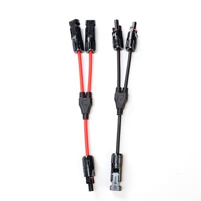 Klasse 5 Flexible Tined Copper Wire Solar Connection Cable PV004 Connector Y Divider 2 tot 1 H1Z2Z2-K DC 1500V 1X4mm
