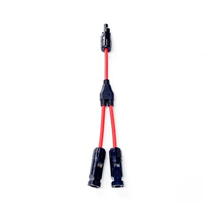 Klasse 5 Flexible Tined Copper Wire Solar Connection Cable PV004 Connector Y Divider 2 tot 1 H1Z2Z2-K DC 1500V 1X4mm