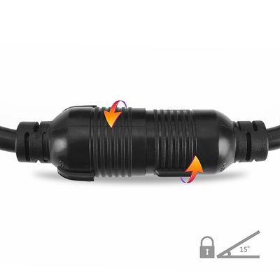 30Amp 3750 Watt 25 voet zwaar NEMA L6-30P/6-30R 3 Prong 10 Gauge Generator vergrendeling verlengsnoer met draad organisator
