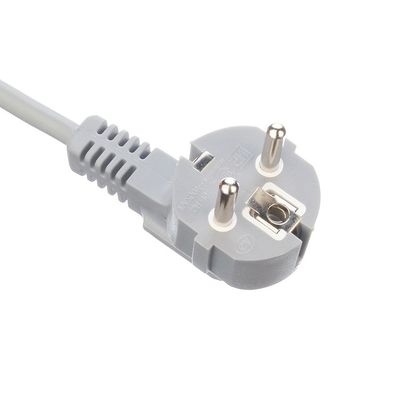 Kabelspecificatie H05VV-F/H05RN-F 3x0.75-1.5MM2 VDE Standaard stroomkabel Grijs of op maat voor stroomkabel voor wisselstroomcomputer