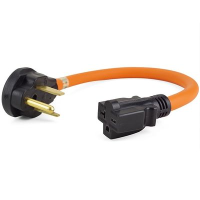 1FT NEMA 6-50P tot 6-20R Lasadapterkabel voor het opladen van elektrische voertuigen 20 Amp 250V SJTW 12AWG*3C RV-verlengkabel