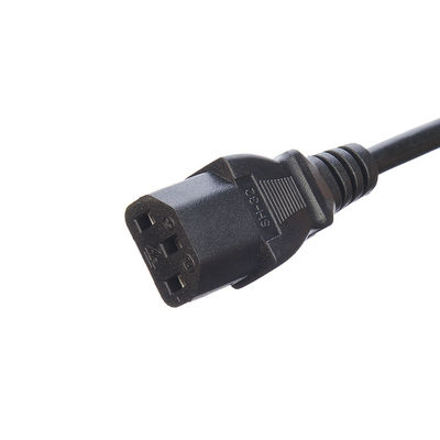 125V wisselstroomkabel voor vaatwasser vriesmachine 220V Uitbreiding ETL goedgekeurd door USA NEMA 5-15P tot IEC C13 Stripped End 18AWG 220V