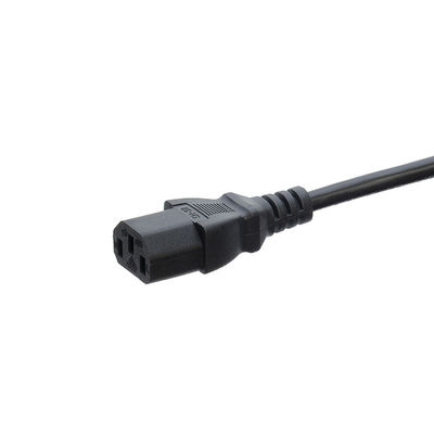 125V wisselstroomkabel voor vaatwasser vriesmachine 220V Uitbreiding ETL goedgekeurd door USA NEMA 5-15P tot IEC C13 Stripped End 18AWG 220V