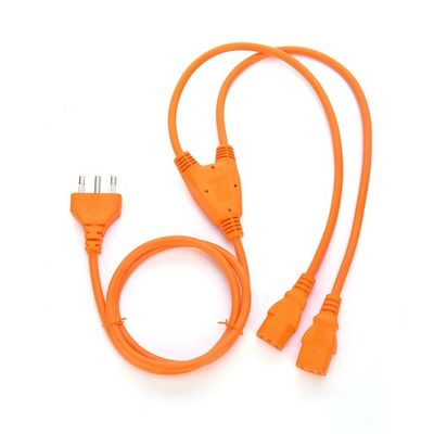 3 Pin 16A Plug C13 Connector Zwart Italia Standaard Verlengsnoer Leads IMQ Power Cord Italiaanse stroomkabel voor aarding