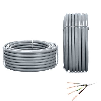 Laagspannings PVC rubber aanpassen elektrische kabels voor huis bedrading VDE flexibele kabel 2 3 4 5 kernapparatuur elektrische draad