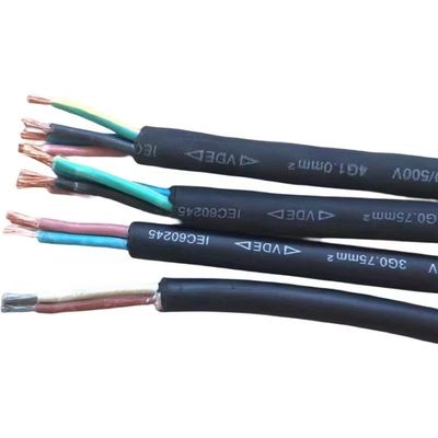 Laagspannings PVC rubber aanpassen elektrische kabels voor huis bedrading VDE flexibele kabel 2 3 4 5 kernapparatuur elektrische draad