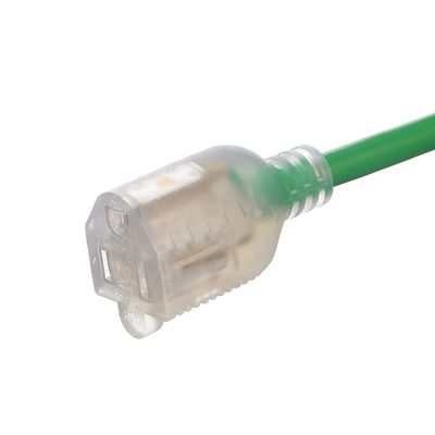 American AC Power Extension Cord 3pin America Extension Socket Wire 120V 60Hz Groene tuinlengte 6FT/8FT/10FT/12FT/25FT