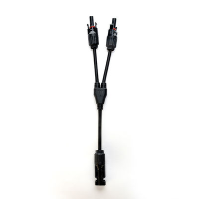 PVC-isolatie zonnepaneeldraden voor Y-type PV-zonne-aftakkabel PV004 Connector en temperatuurbereik van -40 °C tot 90 °C
