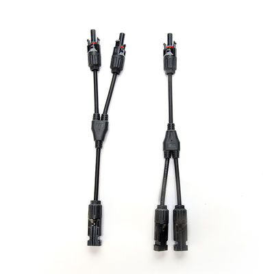 PVC-isolatie zonnepaneeldraden voor Y-type PV-zonne-aftakkabel PV004 Connector en temperatuurbereik van -40 °C tot 90 °C
