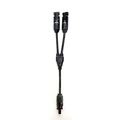 PVC-isolatie zonnepaneeldraden voor Y-type PV-zonne-aftakkabel PV004 Connector en temperatuurbereik van -40 °C tot 90 °C