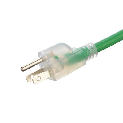 16 Gauge Extension Cord ETL 3 Pin Heavy Duty Electrical Extension Cord 100m voor buiten 220V stroomkabel US Lengte 10FT