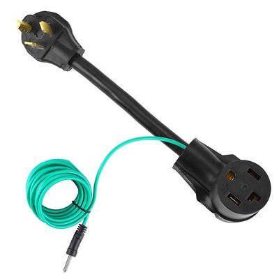 1 stopcontact 1FT NEMA 10-30P tot 14-30R Droger Adapter 30A 250V SJTW 10AWG 3C 3 Prong tot 4 Prong Droger Plug Adapter Met Ground Draad