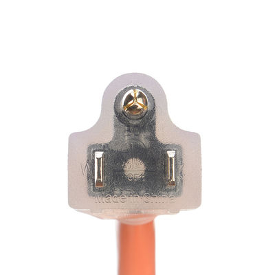Buitenverlengkabel met verlicht einde ETL-standaard 3 pin zwaargewicht 125V 7A stroomkabel 6ft PVC jas materiaal