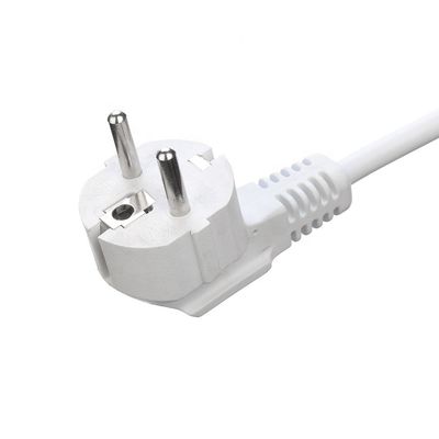 Witte waterdichte 3-prong H05VV-F/H05RR-F/H05RN-F 3x1.5MM2 verlengkabel VDE goedgekeurd perfect voor consumentenelektronica