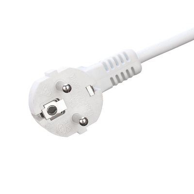 Witte waterdichte 3-prong H05VV-F/H05RR-F/H05RN-F 3x1.5MM2 verlengkabel VDE goedgekeurd perfect voor consumentenelektronica