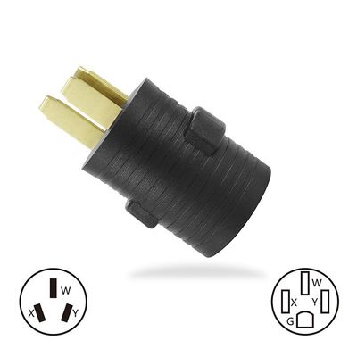 20A nominale stroom NEMA 14-30P tot 10-50R 30 ampere mannelijke aansluiting tot 50 ampere vrouwelijke ontvangeradapter voor generator lassen droger