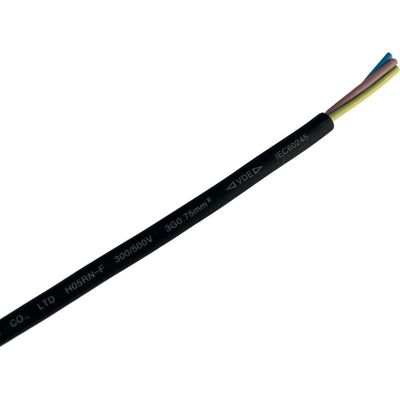 Superieure koperen geleidermateriaal met 100M flexibele laagspanningsstroomkabel hoge temperatuur gestreepte 18 Awg kabel