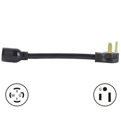 20A nominale stroom NEMA 14-30P tot 10-50R 30 ampere mannelijke aansluiting tot 50 ampere vrouwelijke ontvangeradapter voor generator lassen droger