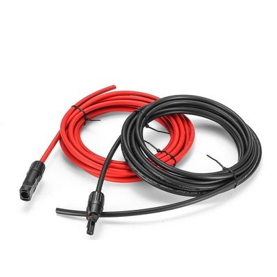 PV-zonne-energie-kabel Eénkern-zonne-energie-kabel voor zonne-energiesystemen Normale secties 1C X56/0.285MM Lengte 100M/1roll Rood Zwart