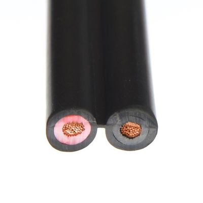PV-zonne-energie-kabel Eénkern-zonne-energie-kabel voor zonne-energiesystemen Normale secties 1C X56/0.285MM Lengte 100M/1roll Rood Zwart
