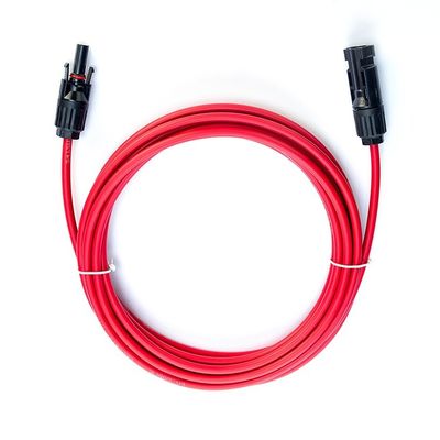 PV-zonne-energie-kabel Eénkern-zonne-energie-kabel voor zonne-energiesystemen Normale secties 1C X56/0.285MM Lengte 100M/1roll Rood Zwart