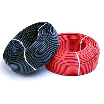 6 Sq mm Dc kabel voor zonnepaneel zonne-energiesysteem 1500V XLPE jas normale secties 1C X56/0.285MM