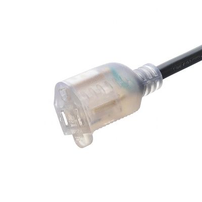 16/3 Indoor Outdoor Waterproof 3 Prong Flexblie SJTW Heavy Duty Electric Custom Extension Cord met en US Plug Standard