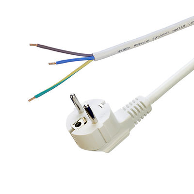 Euro-Standard VDE-stroomkabel Cee7/7 Plug met afgesloten eind 16A/250V H05vv-f Pvc Flexible Cable Commercial