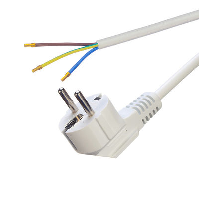 Euro-Standard VDE-stroomkabel Cee7/7 Plug met afgesloten eind 16A/250V H05vv-f Pvc Flexible Cable Commercial