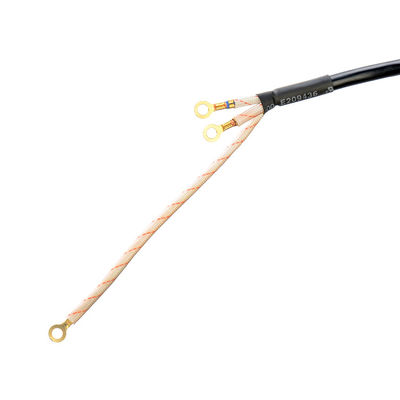 Elektrische stekker Zwarte Kema-keur kabel H05vv-f 3 prong verlengsnoer voor reiskoker met open einde op maat gemaakte oplossing
