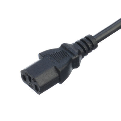 Network SDK UK BS Standard C5 C19 Connector 3 Pin Line Lead Strip Draadstroomkabel 3 Prong Ac kabel Voeding IEC kabel Zwart