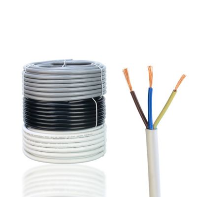 Industriële SNI/VDE Goedgekeurde H03vv-f/h05vv-f/h07vv-f Flexible PVC Jacket 3x1.5mm2 Koperkabeldraden voor huisbedrading