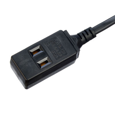 Stromkabelverlengingskabels 2pin JET Plug met 3 stopcontacten voor elektrische deken 125V Netwerk N/A Vrouwelijke stopcontact JET 3 waysocket