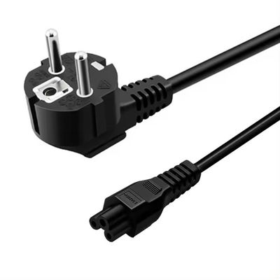 Leidermateriaal Bekledde koper 3 prongs stroomkabel 220 Volt 16a Eu Plug Cee7/7 Plug met eindterminal Ac stroomkabels Eu C5
