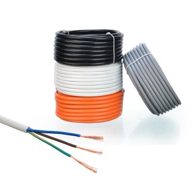 Puur koperen stroomkabel Rvv 3x 0,75 mm / 1,5 mm2 Rvv kabel voor industriële huis bedrading VDE / KC / SNI 300 500v 60227 Iec 53