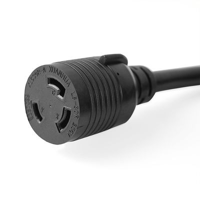 30Amp 7500 Watt 25FT L6-30P tot L6-30R Zwaargewicht Generator Power Cord SJTW 10AWG 3 Prong Conductor Bared Stranded Cooper