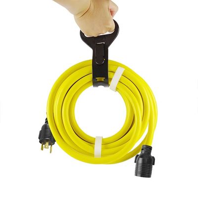 30Amp 7500 Watt 25FT L6-30P tot L6-30R Zwaargewicht Generator Power Cord SJTW 10AWG 3 Prong Conductor Bared Stranded Cooper
